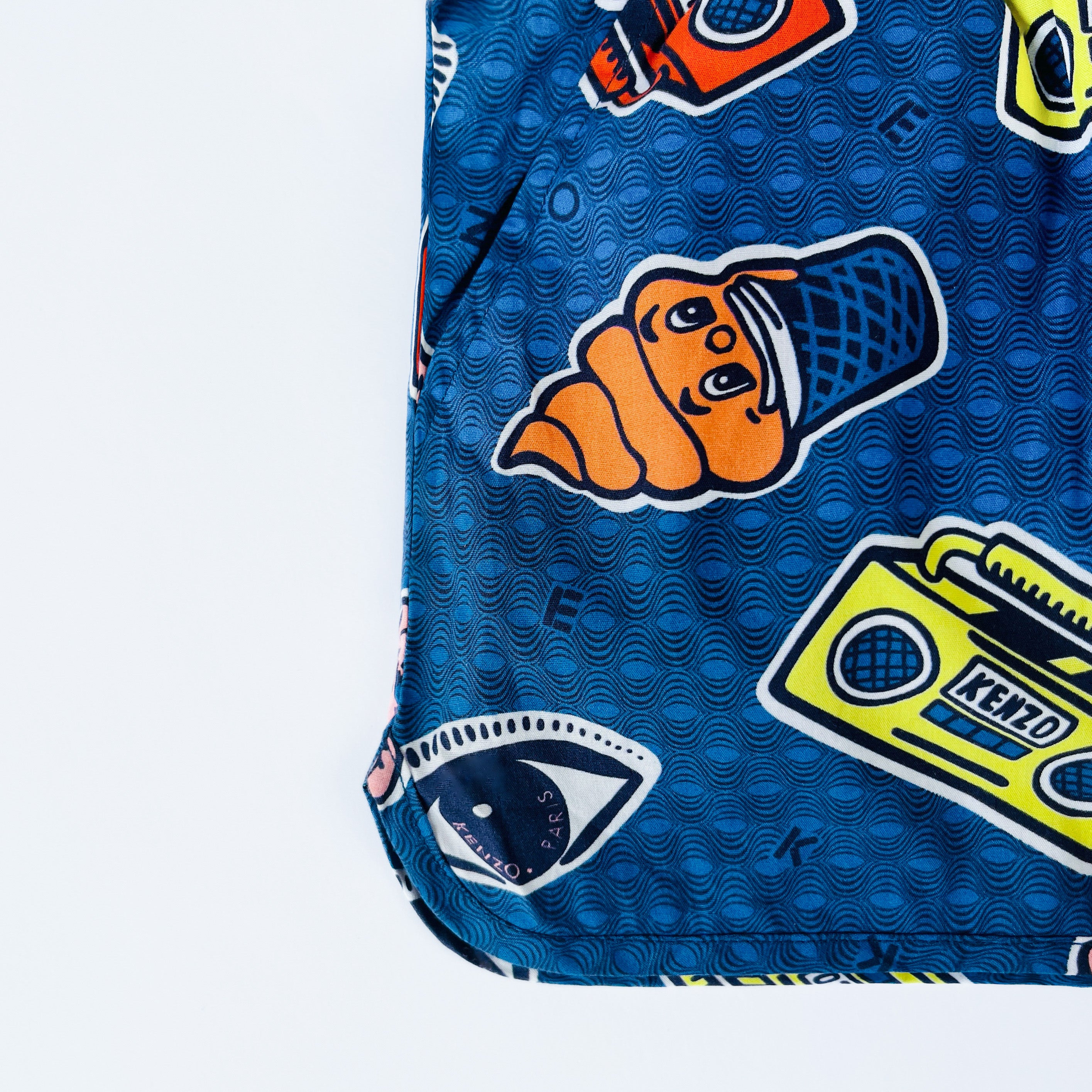 Kenzo Kids Frige Print Shorts 8 Years