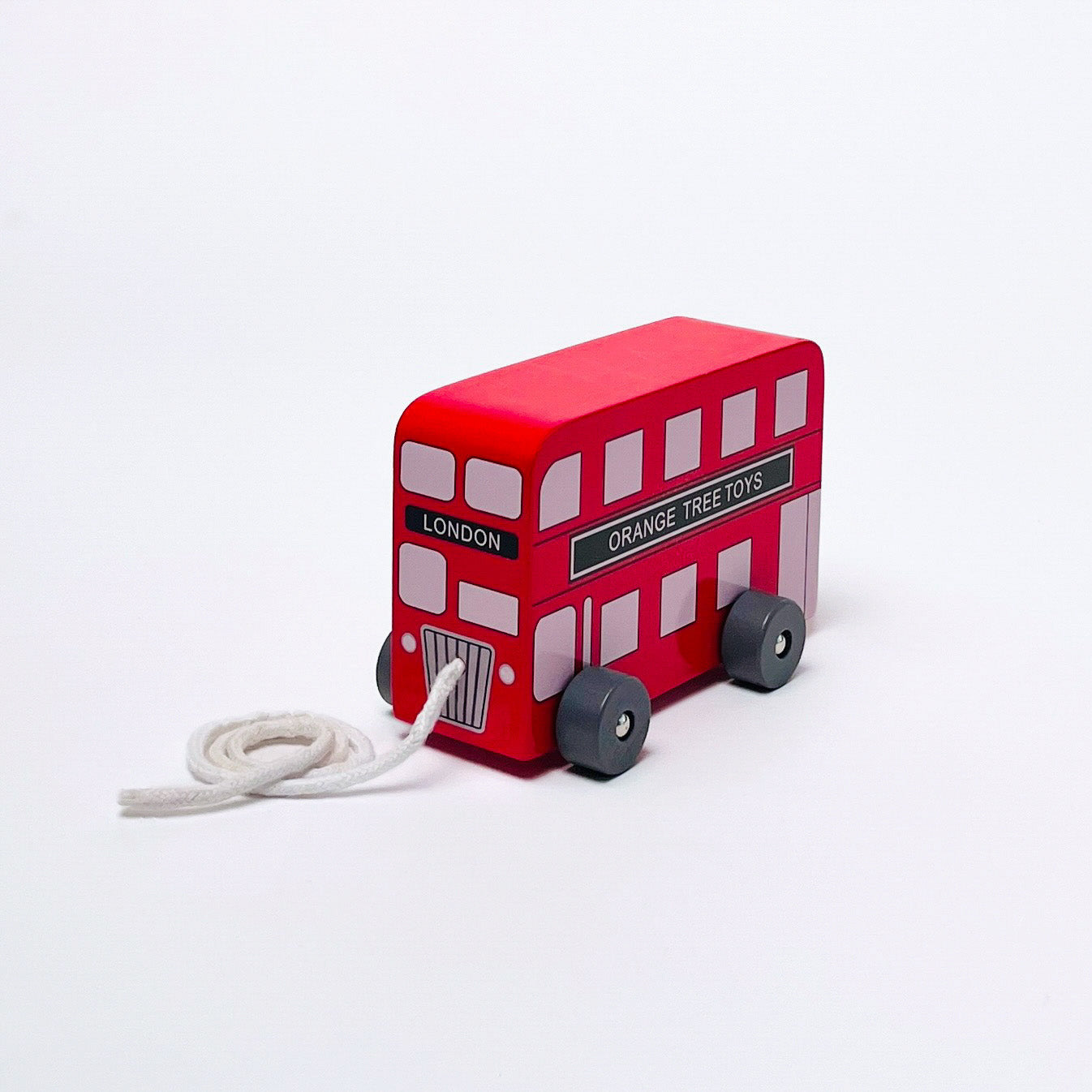 Orange Tree Toys Pull Along London Bus