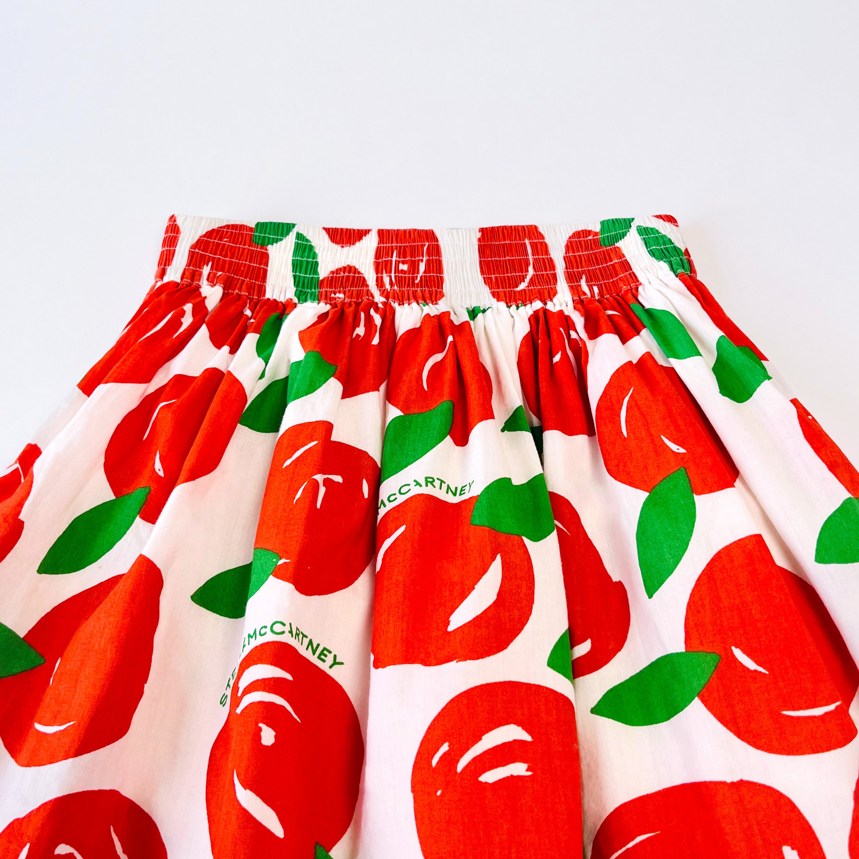 Stella McCartney Kids Ivory and Orange Skirt 10 Years