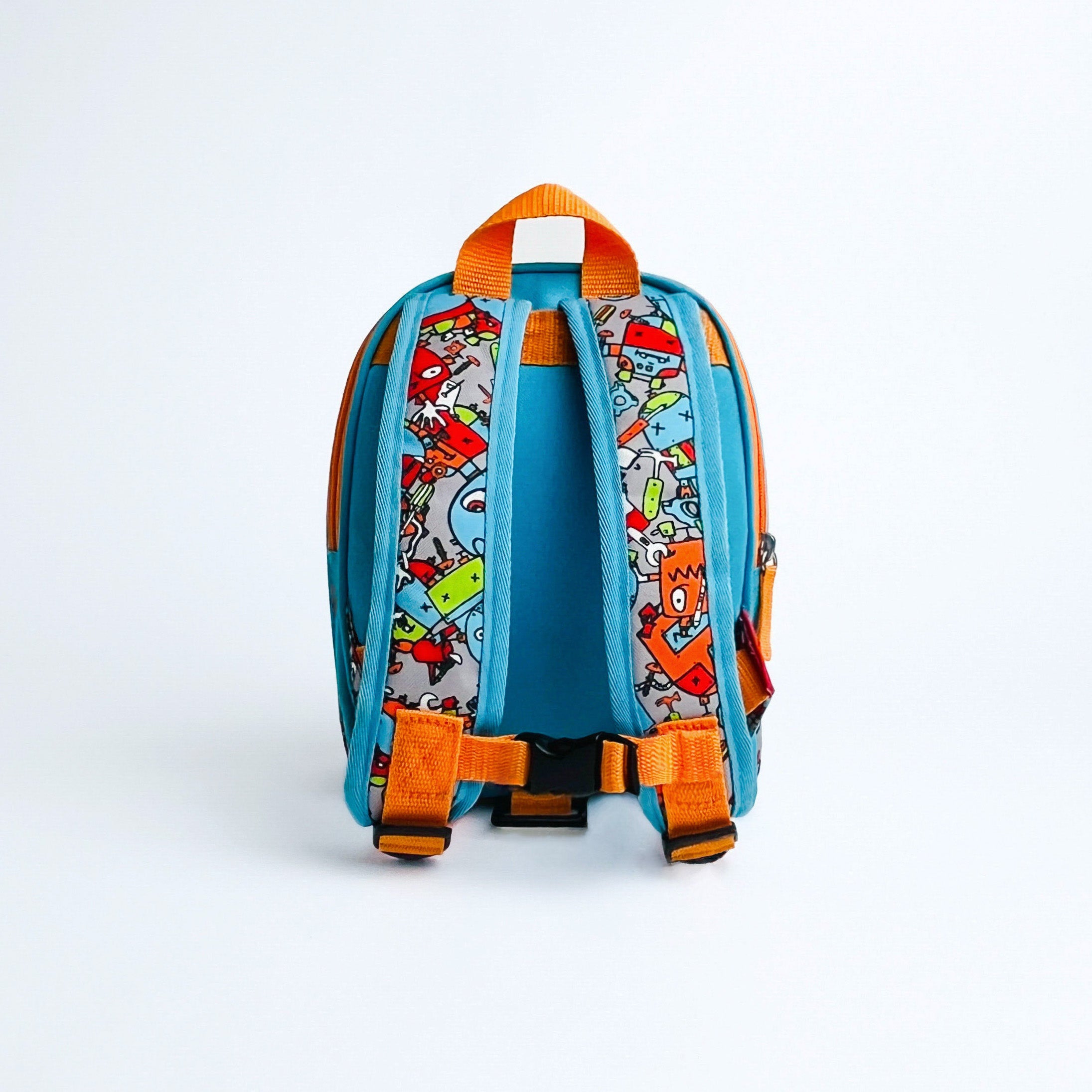 babymel mini backpack Babymel Zip & Zoe Mini Robot Backpack – Lyttle Stór