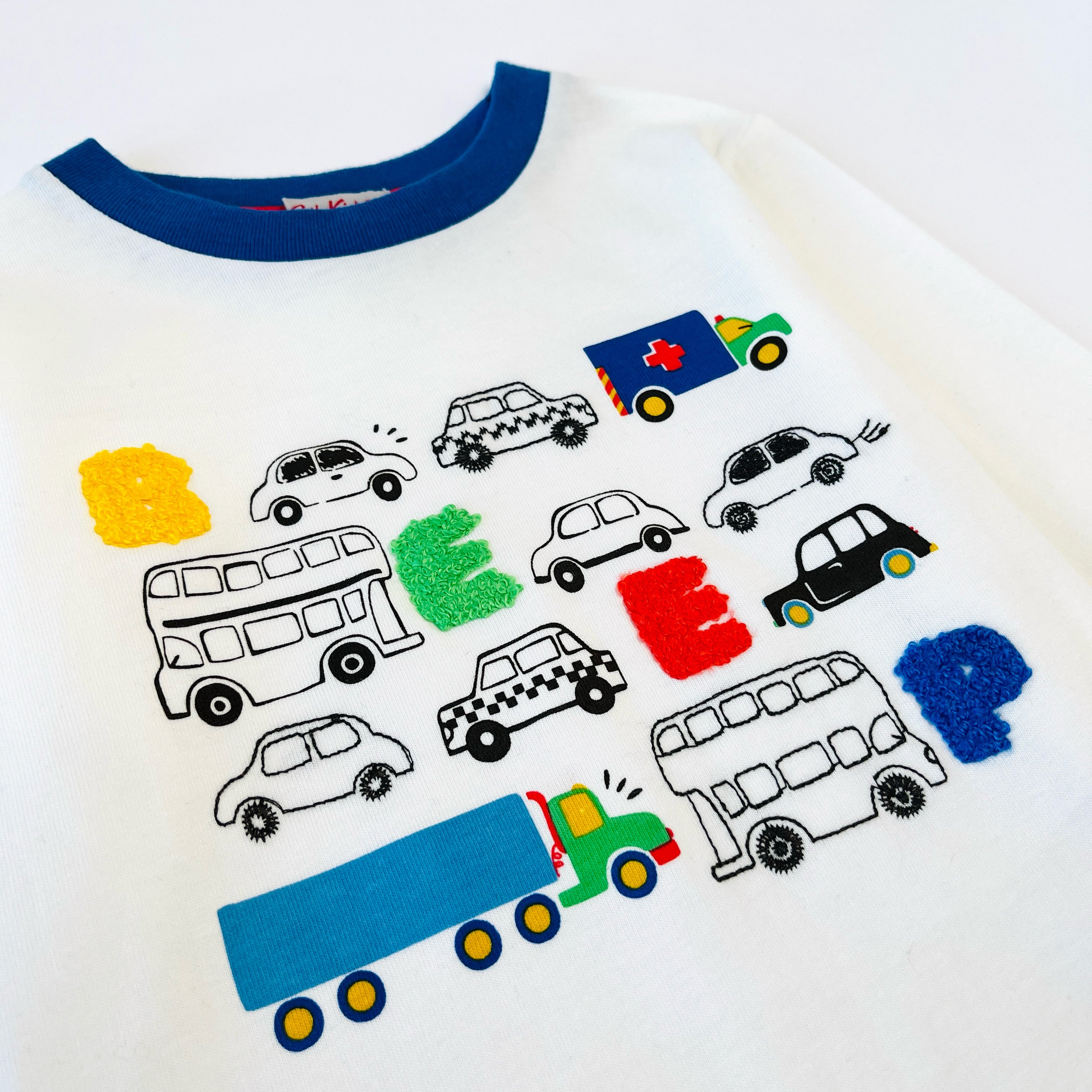 Cath Kidston Transport Long Sleeve T-Shirt 2-3 Years