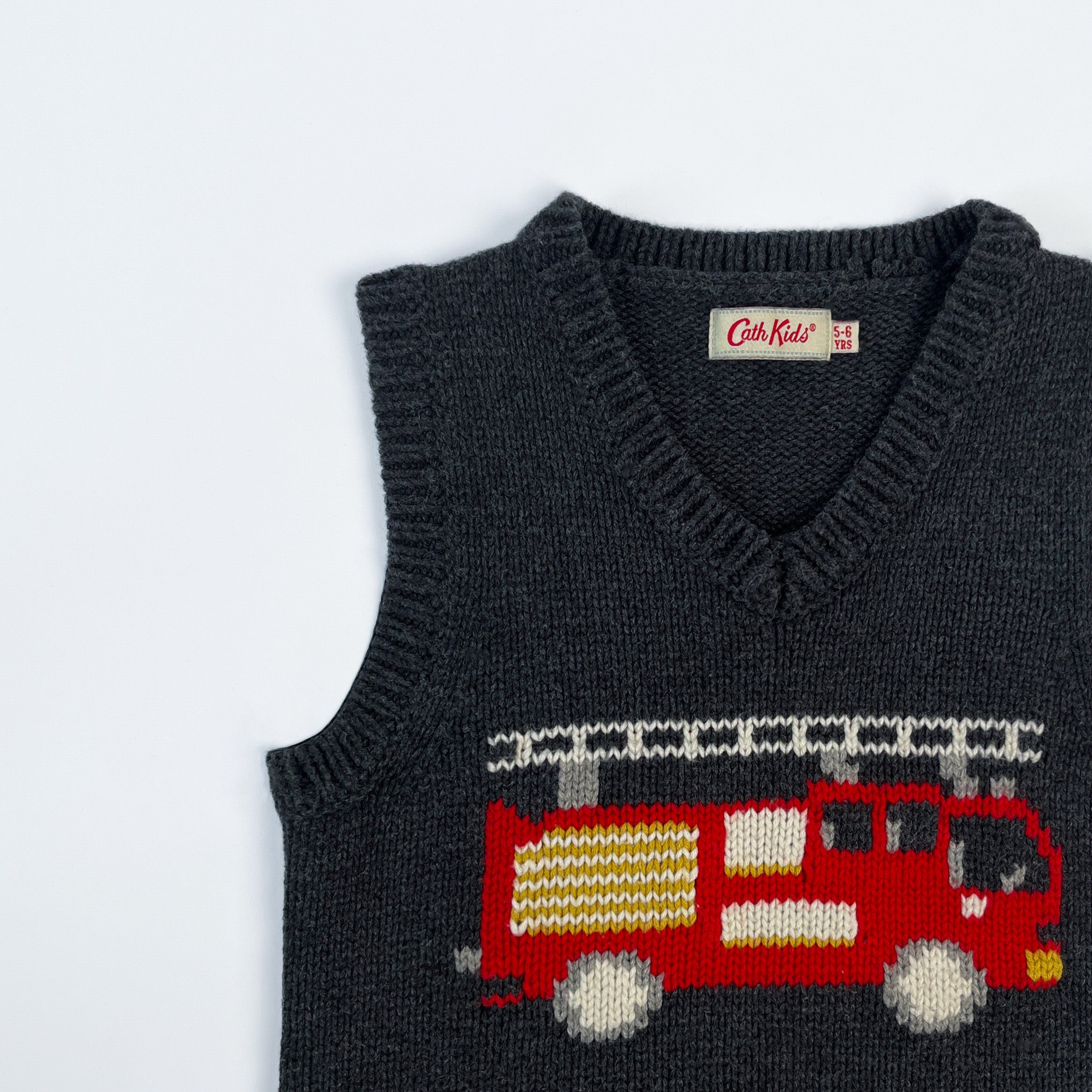 Cath Kids Fire Engine Tank Top 5-6 Years