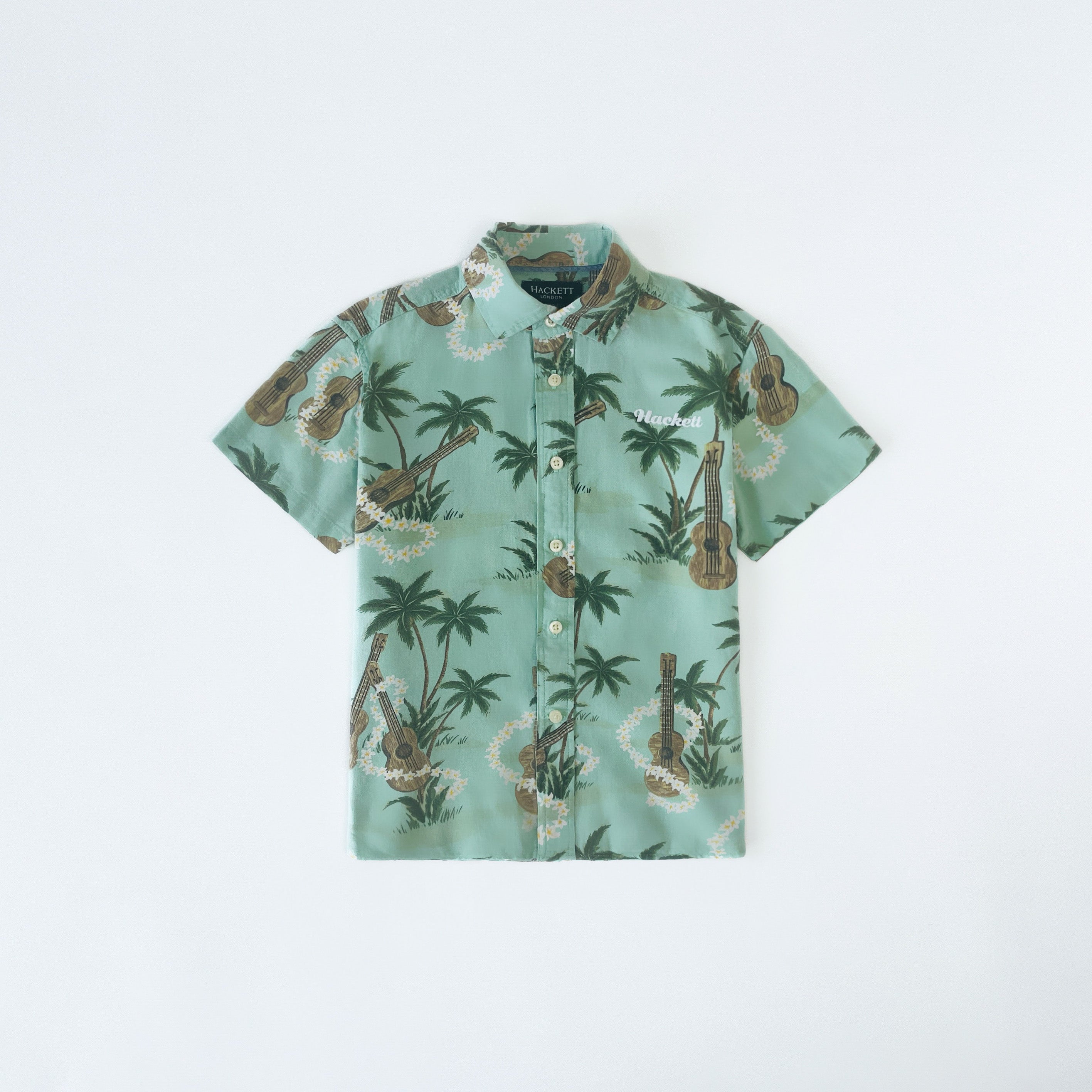 Hackett Tropical Palm Tree Print Shirt 5-6 Years