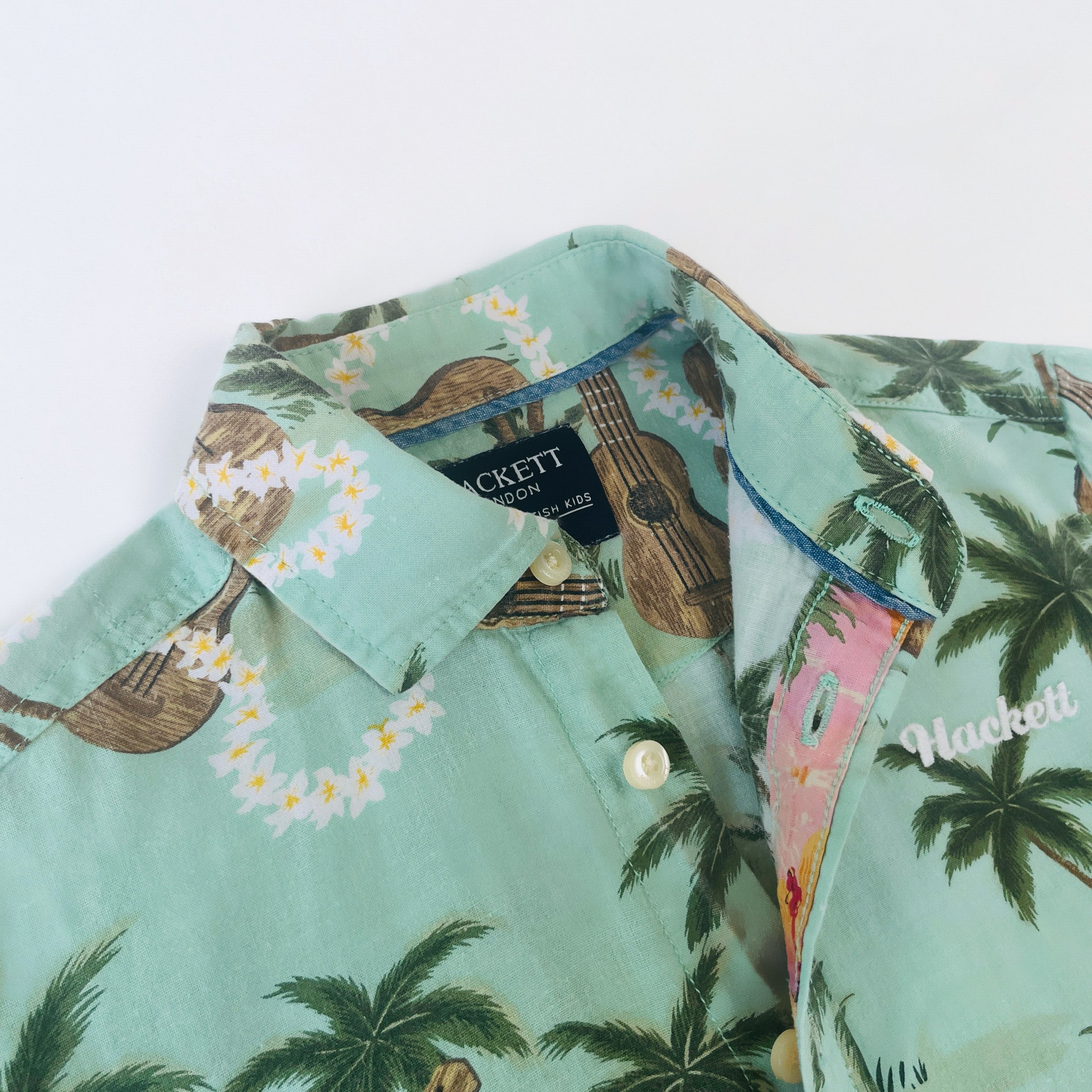 Hackett Tropical Palm Tree Print Shirt 5-6 Years