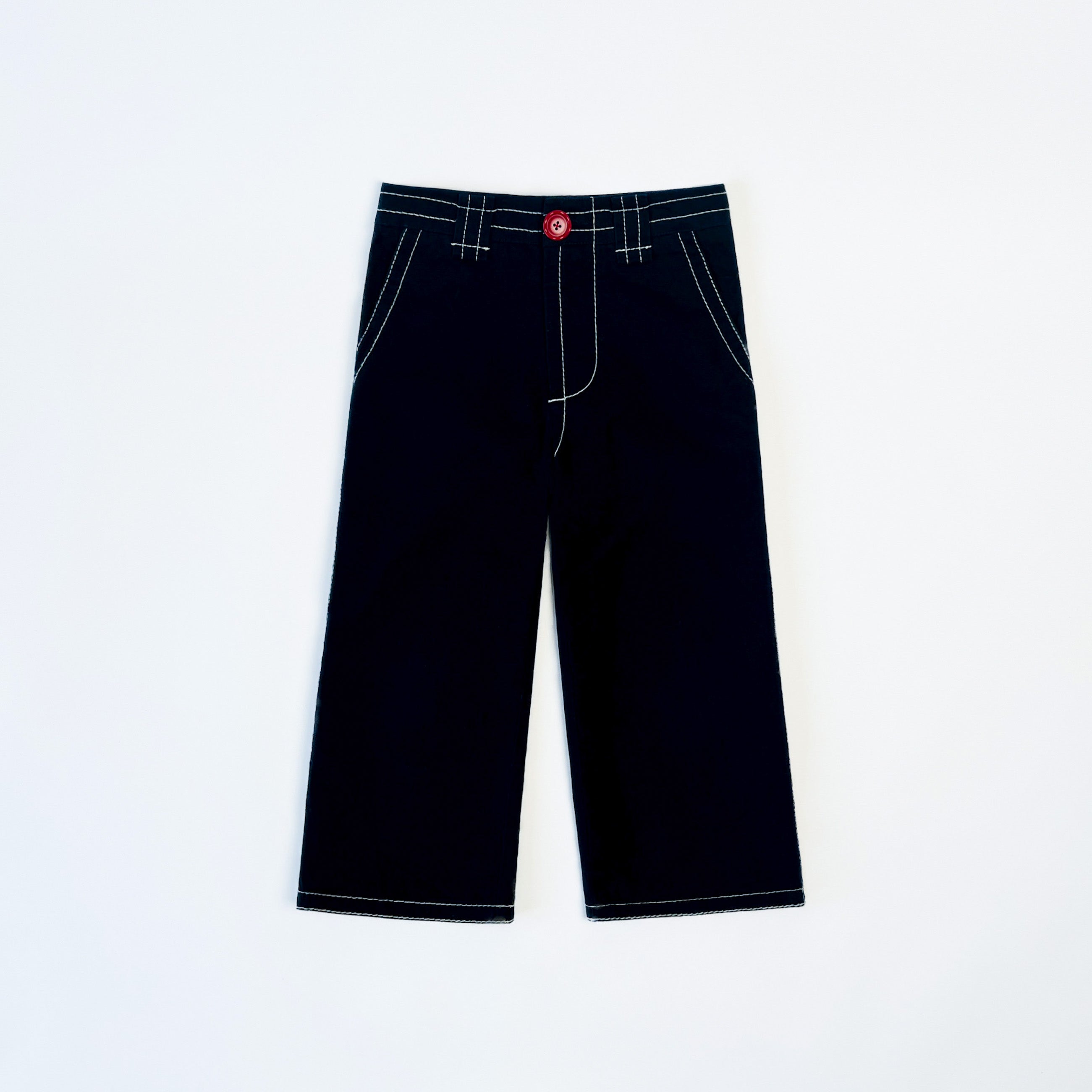 Marni Contrast Stitch Wide Leg Trousers 8 Years