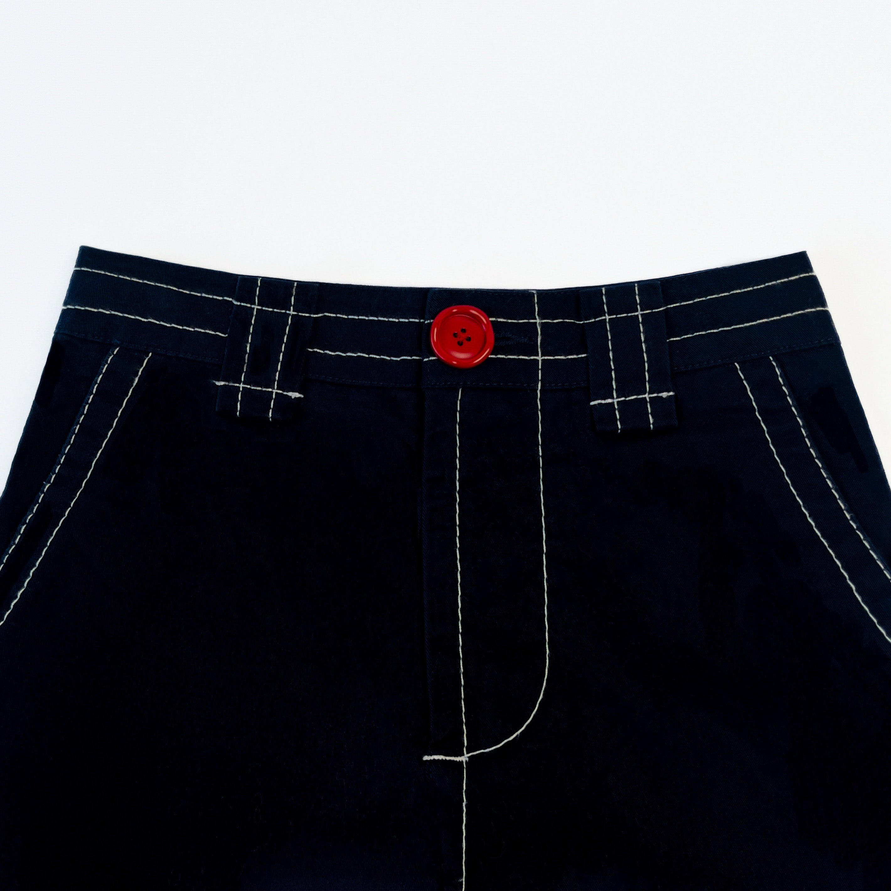 Marni Contrast Stitch Wide Leg Trousers 8 Years