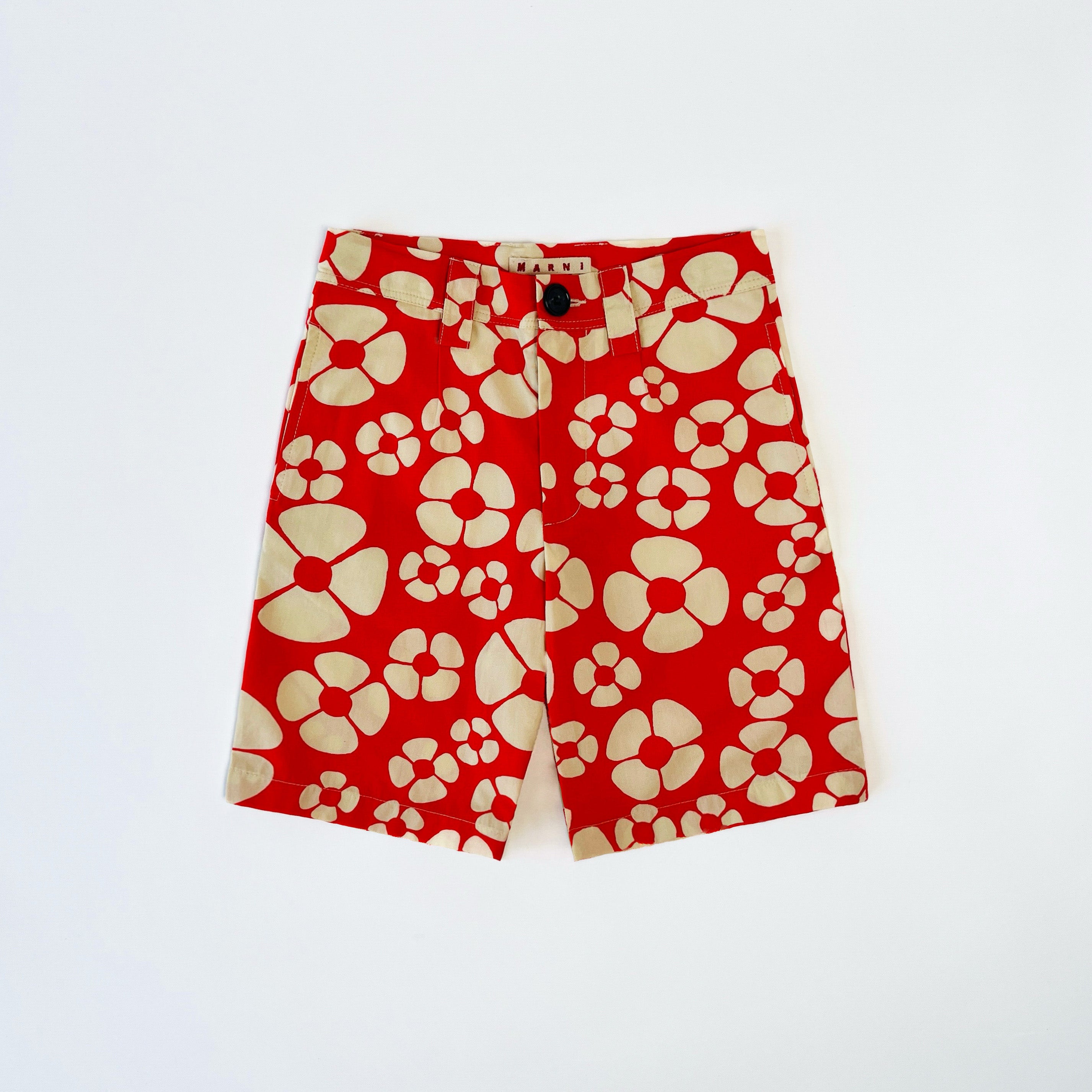 Marni Floral Bermuda Shorts 6 Years