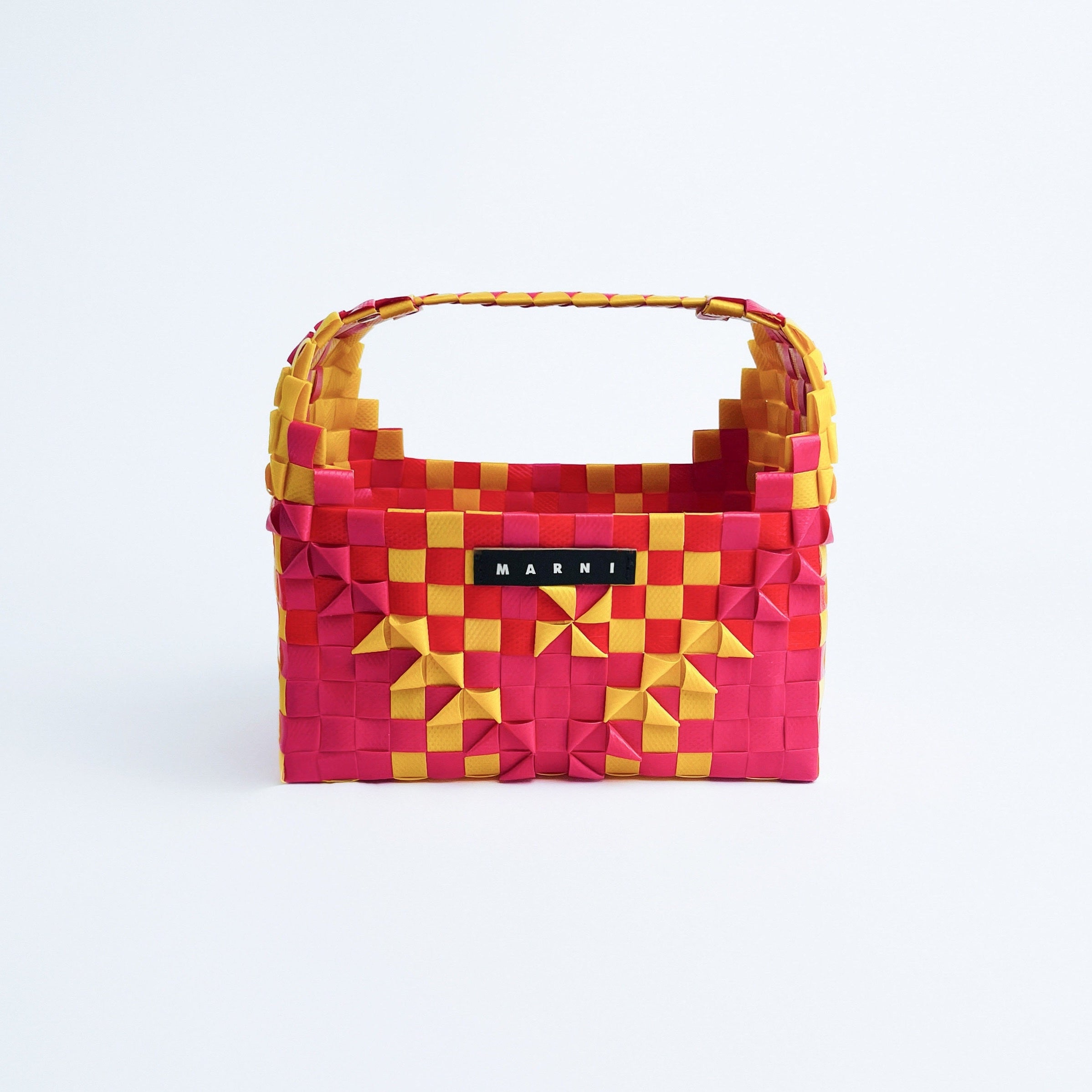 Marni Rainbow Basket Tote Bag