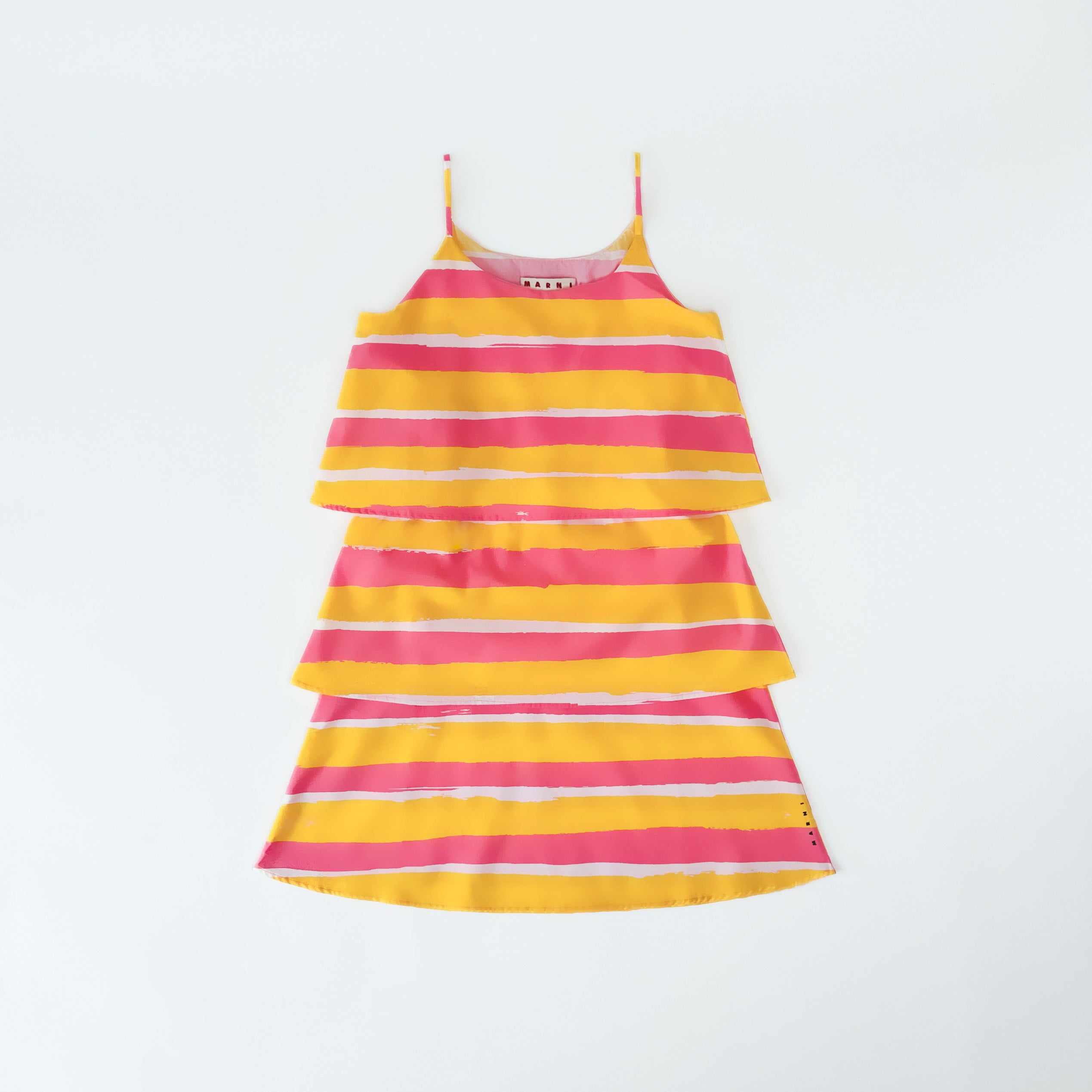 Marni Striped Tiered Dress 8 Years