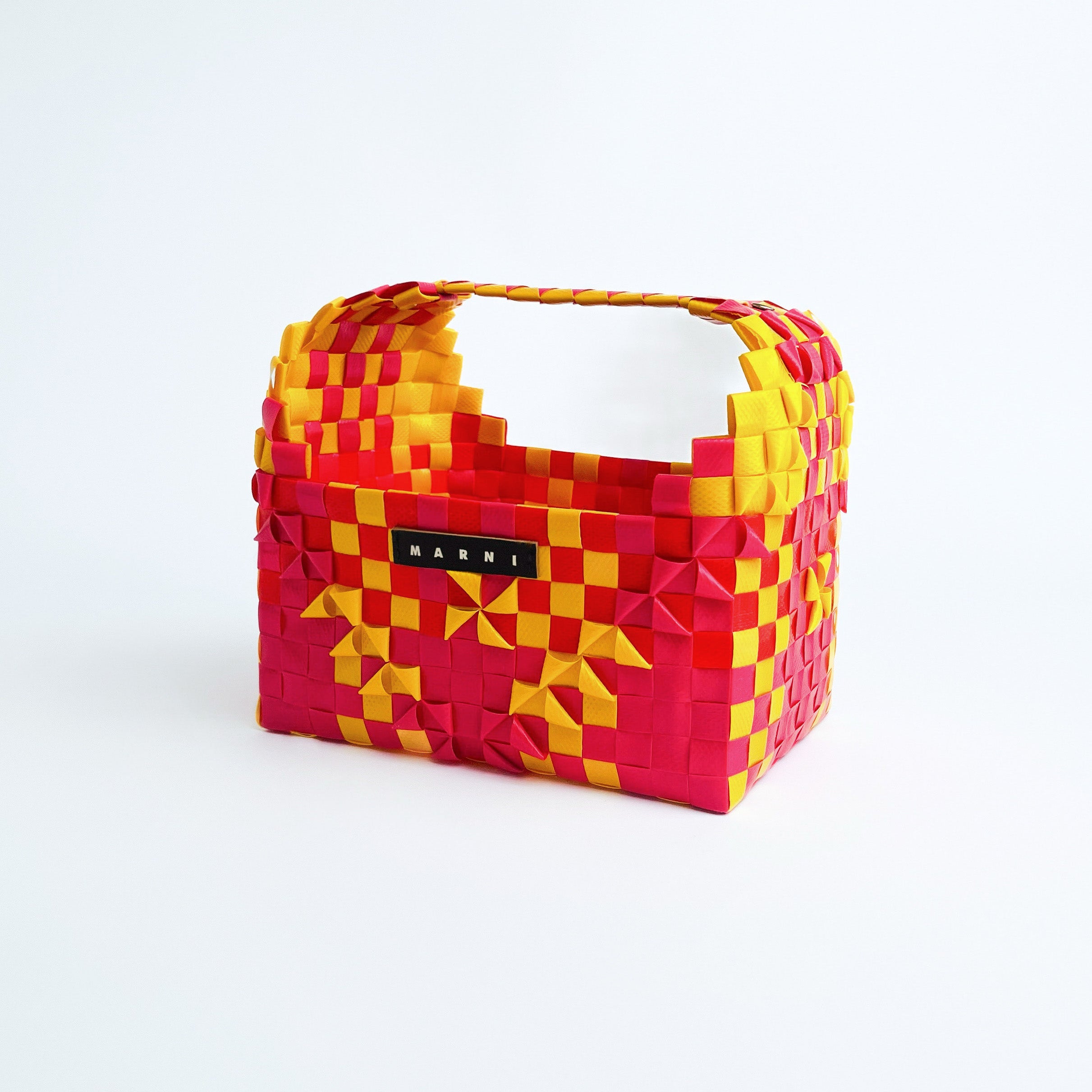 Marni Rainbow Basket Tote Bag