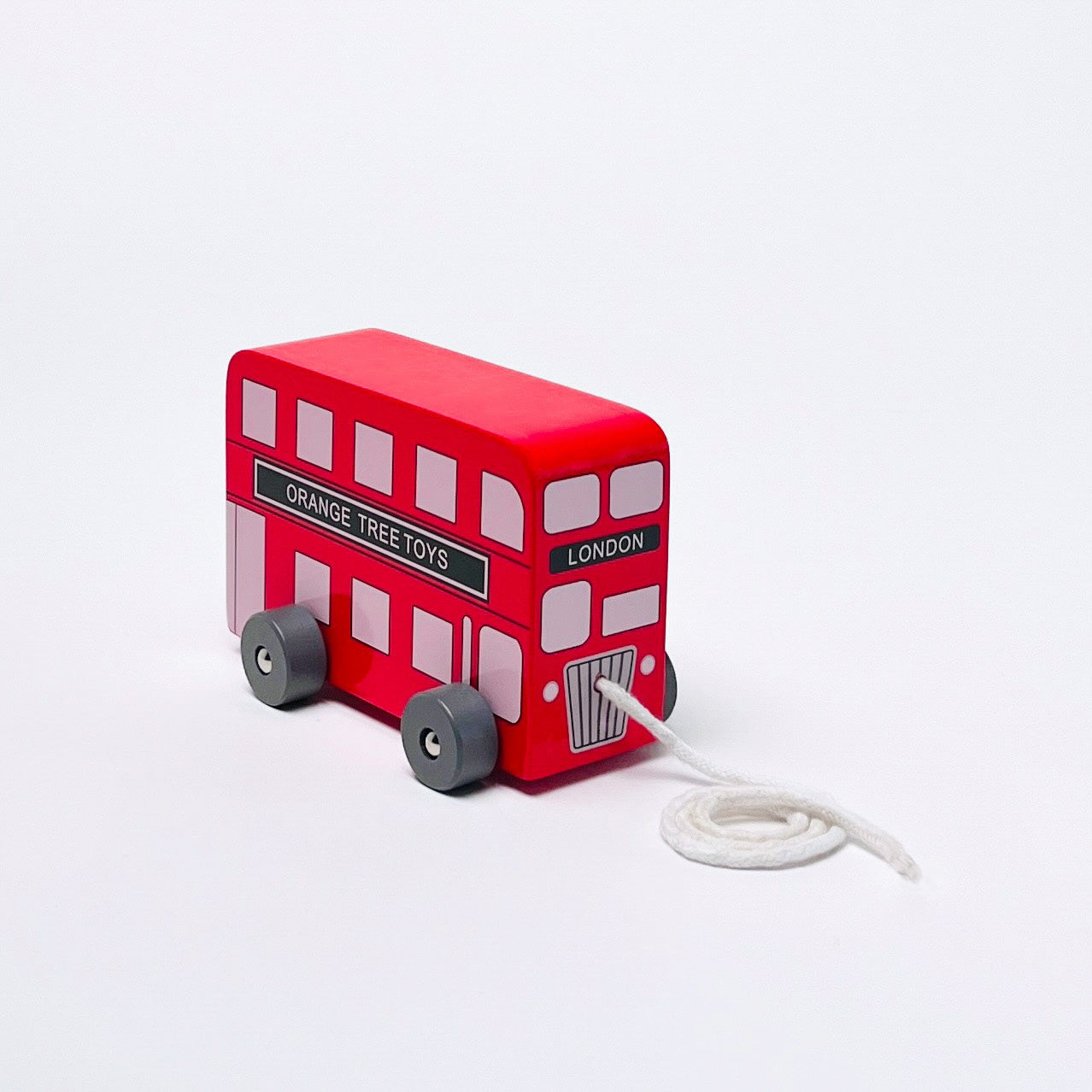 Orange Tree Toys Pull Along London Bus