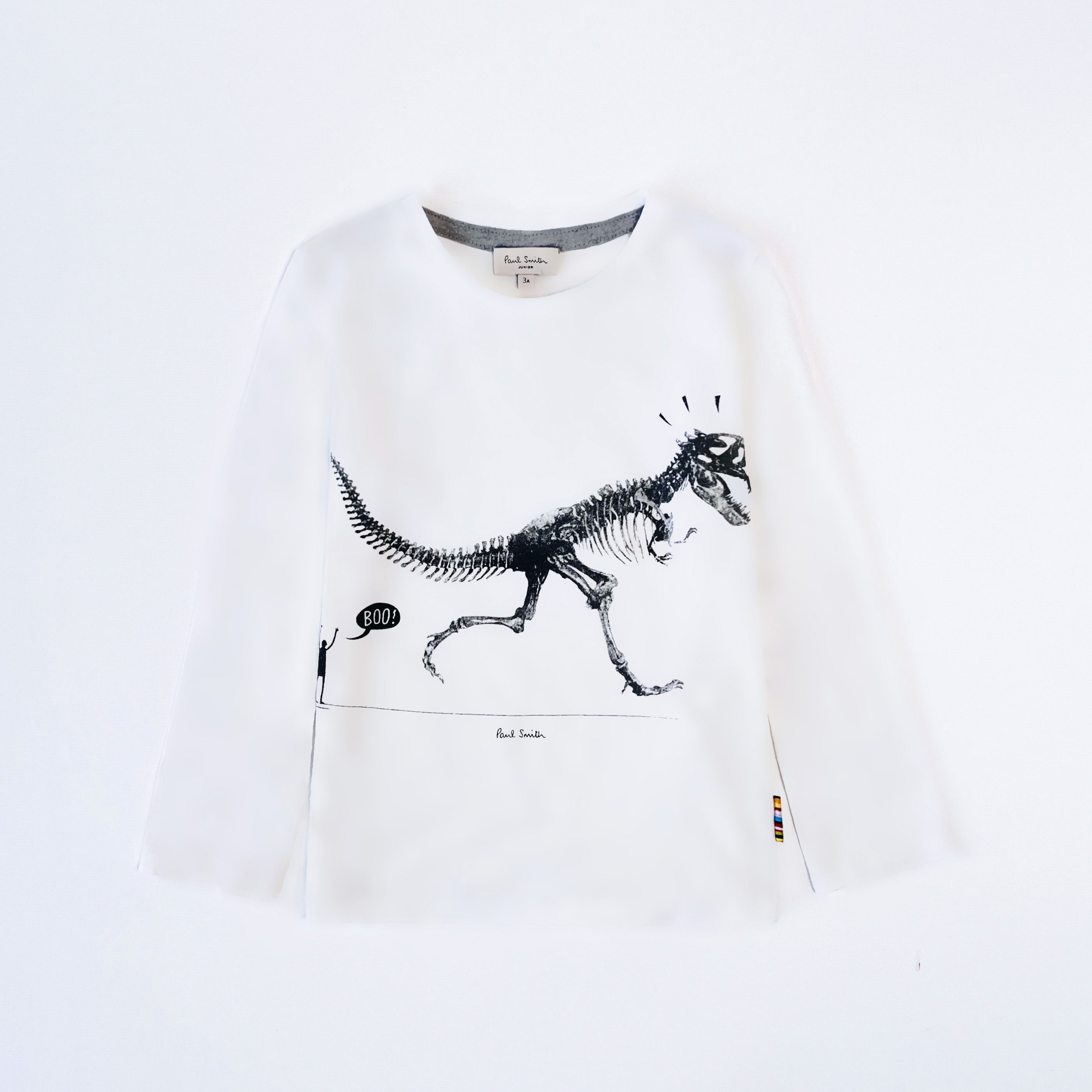 Paul Smith Junior Dinosaur Long Sleeve T-Shirt 4 Years