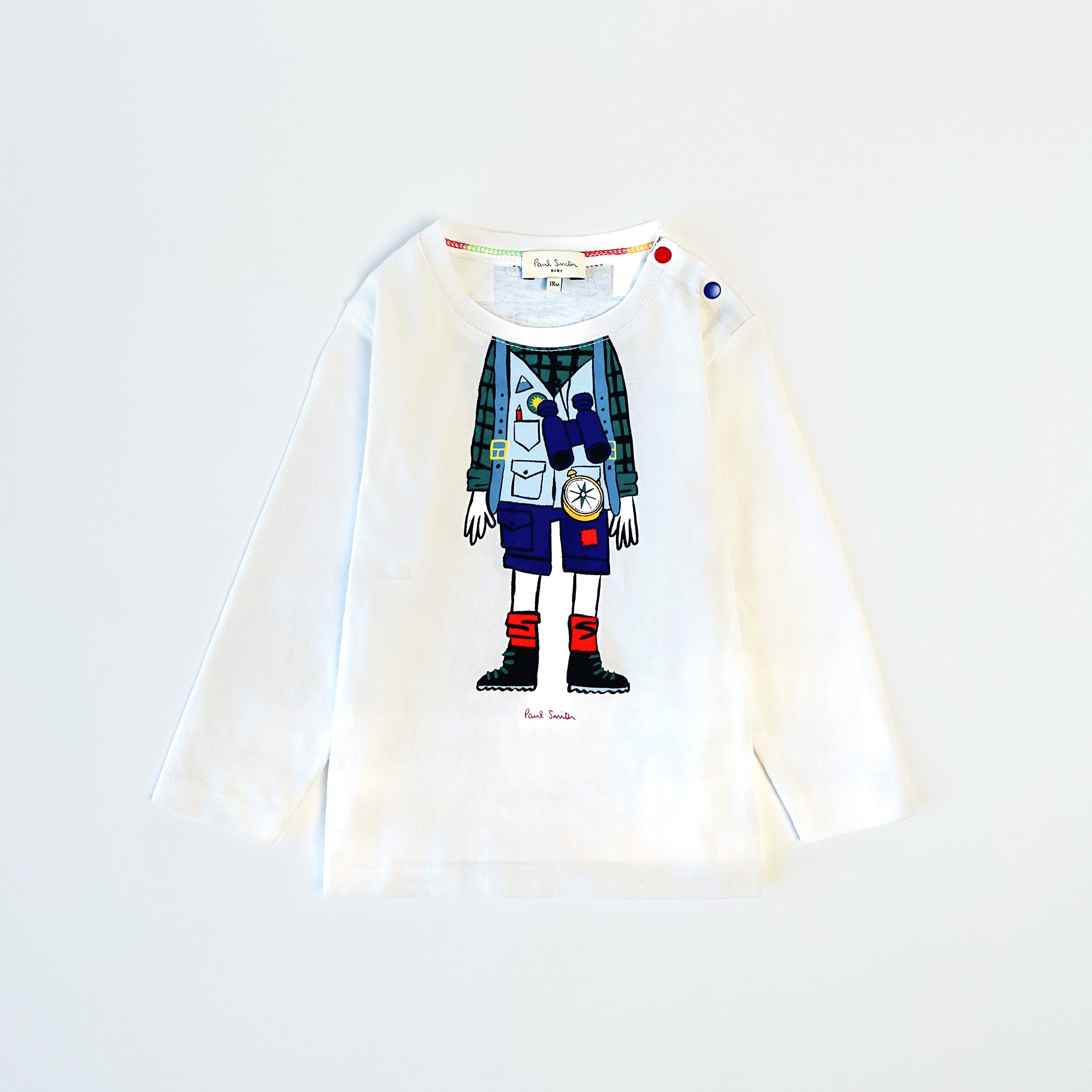 Paul Smith Junior Explorer Long Sleeve T-Shirt 18 Months