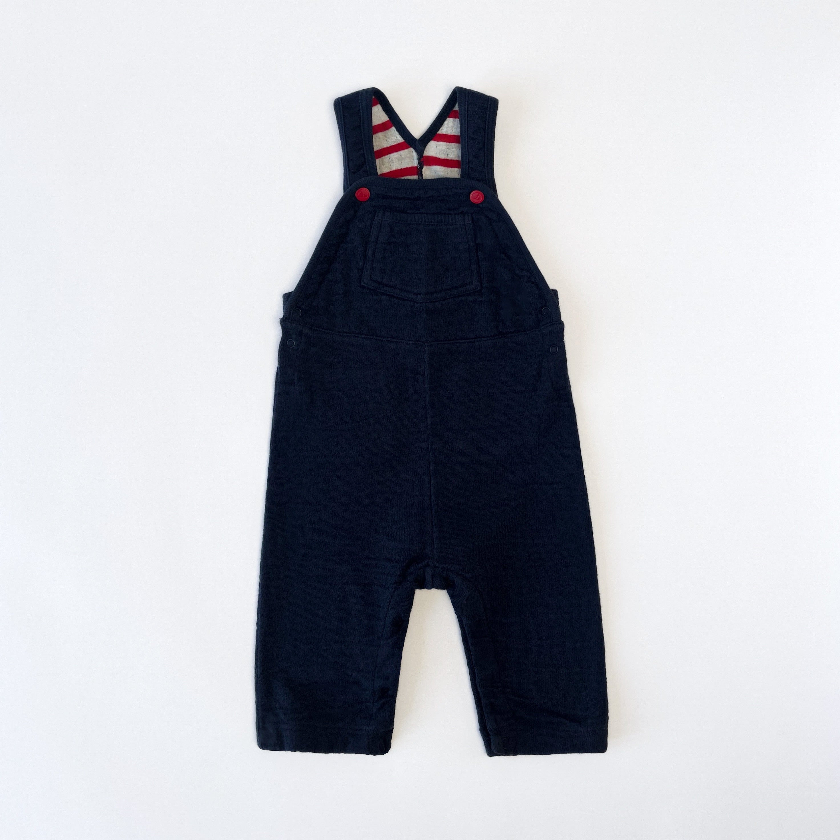 Petit Bateau Tricolour Overalls 6 Months