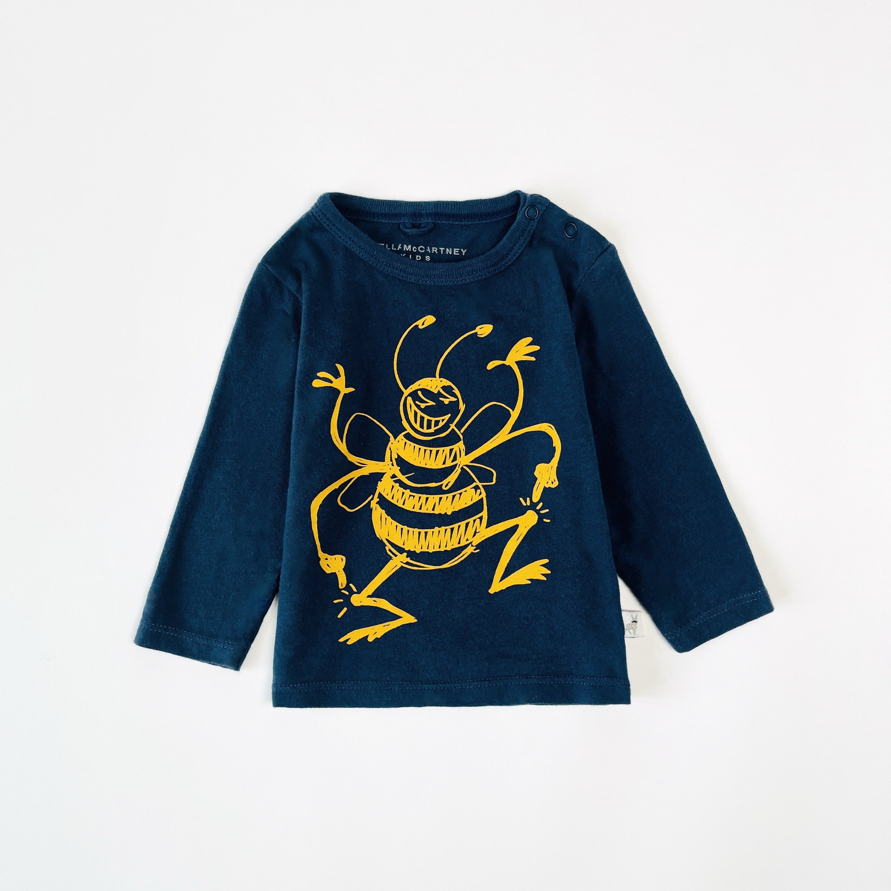 Stella McCartney Kids Georgie Bee Organic Cotton T-Shirt 3 Months