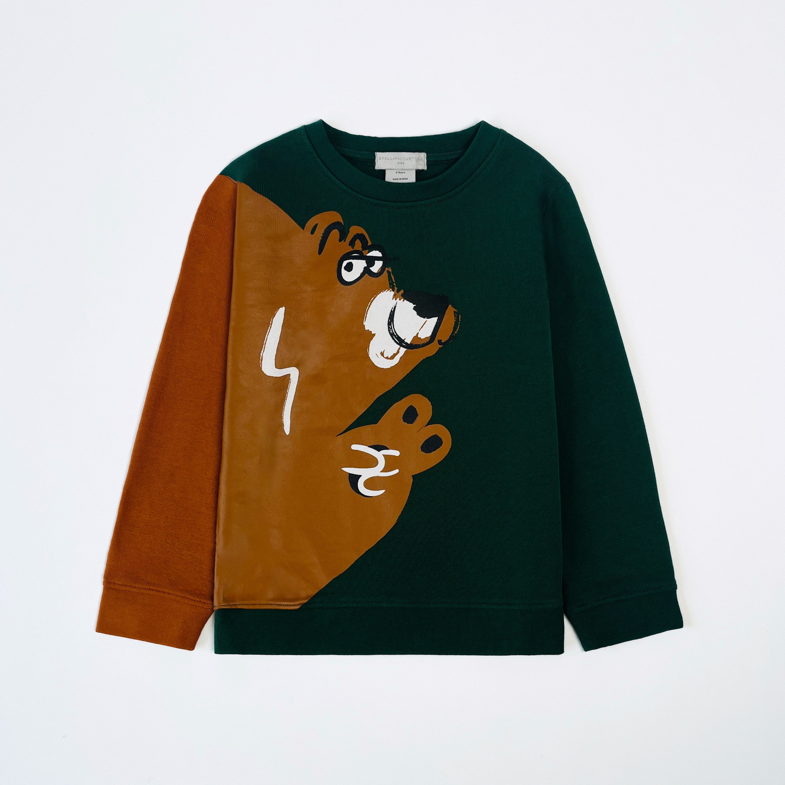 Stella McCartney Kids Grizzly Bear Sweatshirt 6 Years