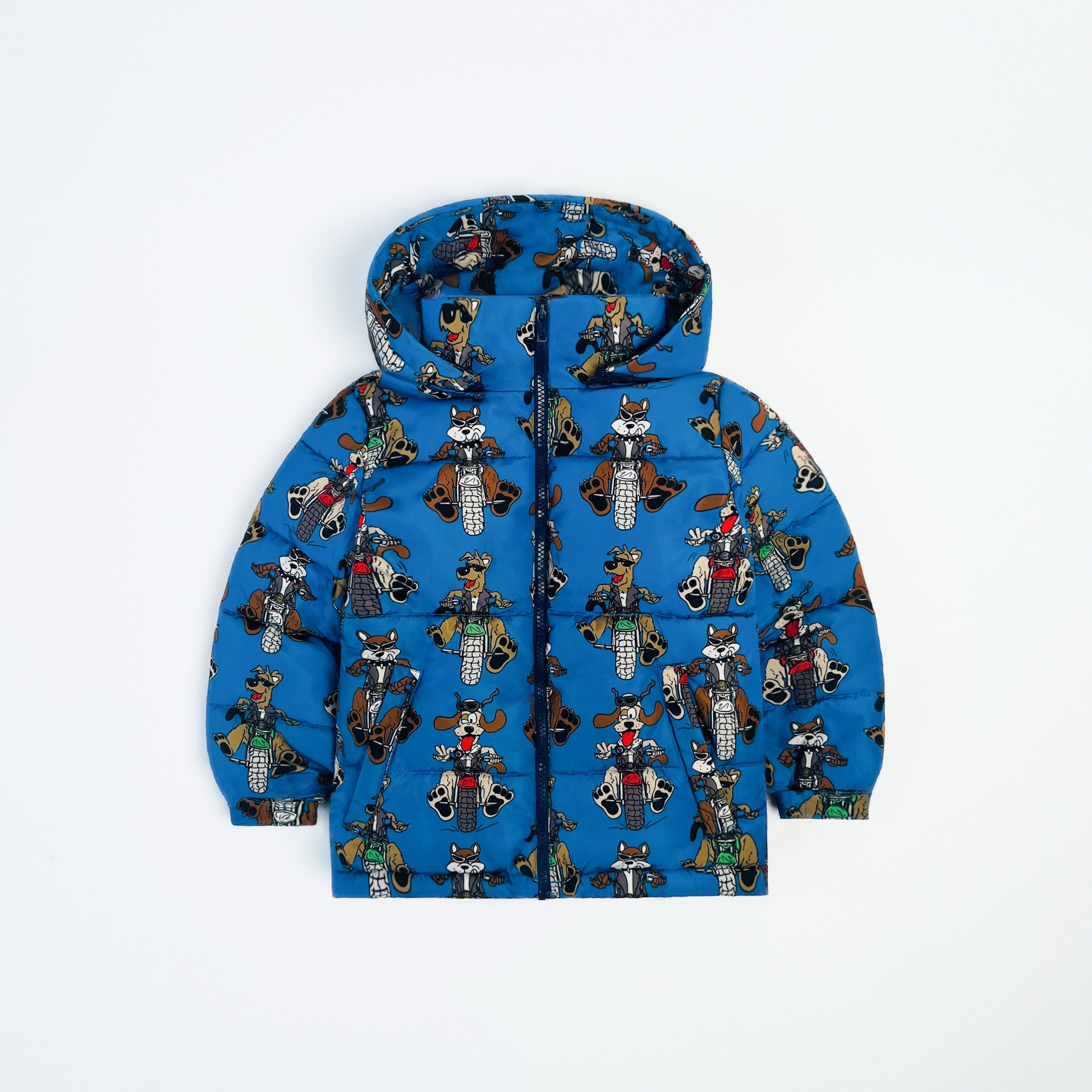Stella McCartney Kids Motor Doggies Puffa Jacket 5 Years
