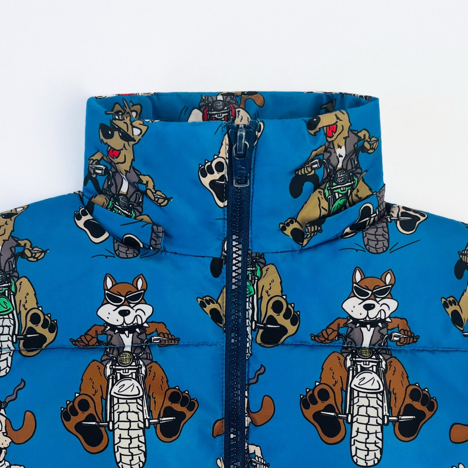 Stella McCartney Kids Motor Doggies Puffa Jacket 5 Years