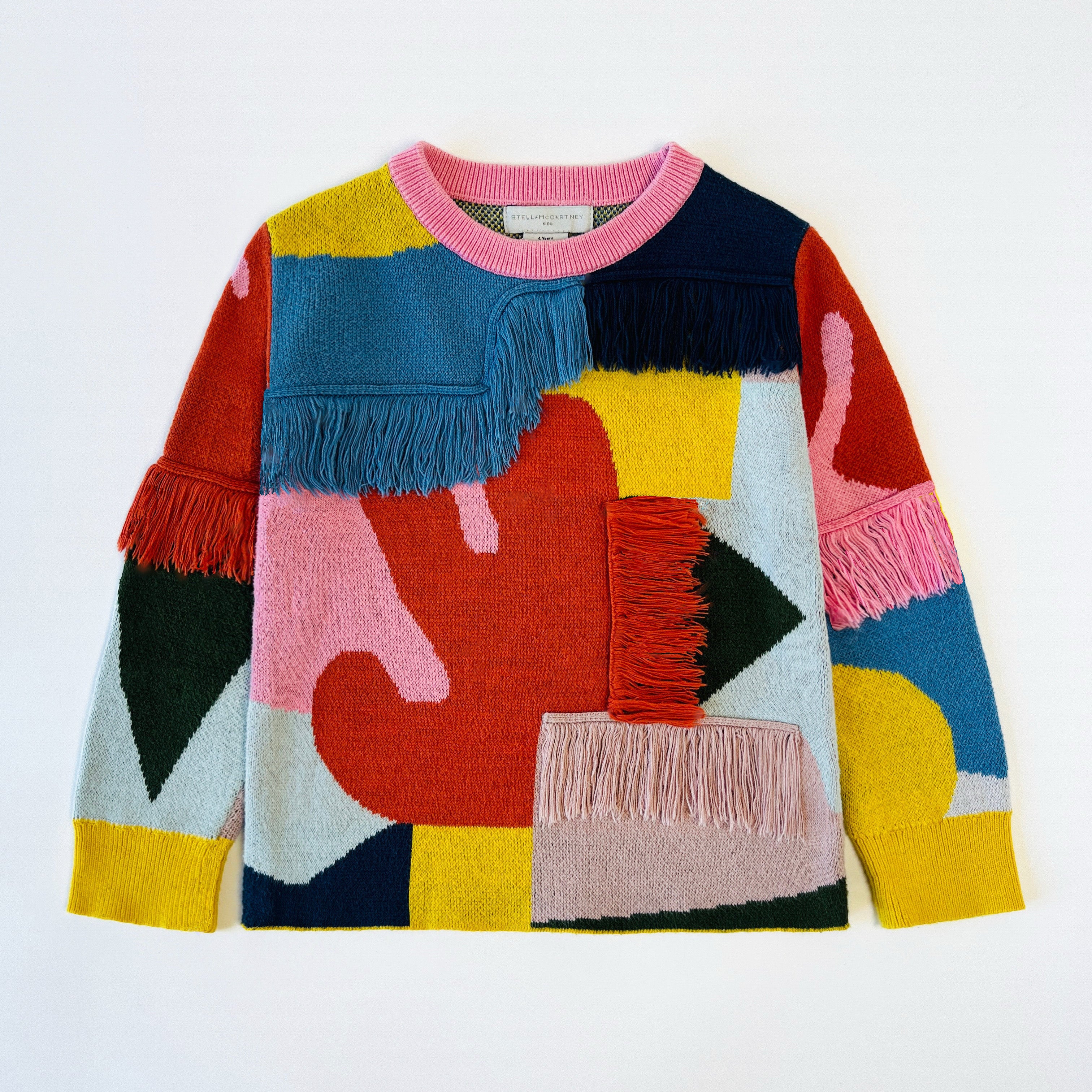 Stella McCartney Kids Fringed Jumper 4 Years