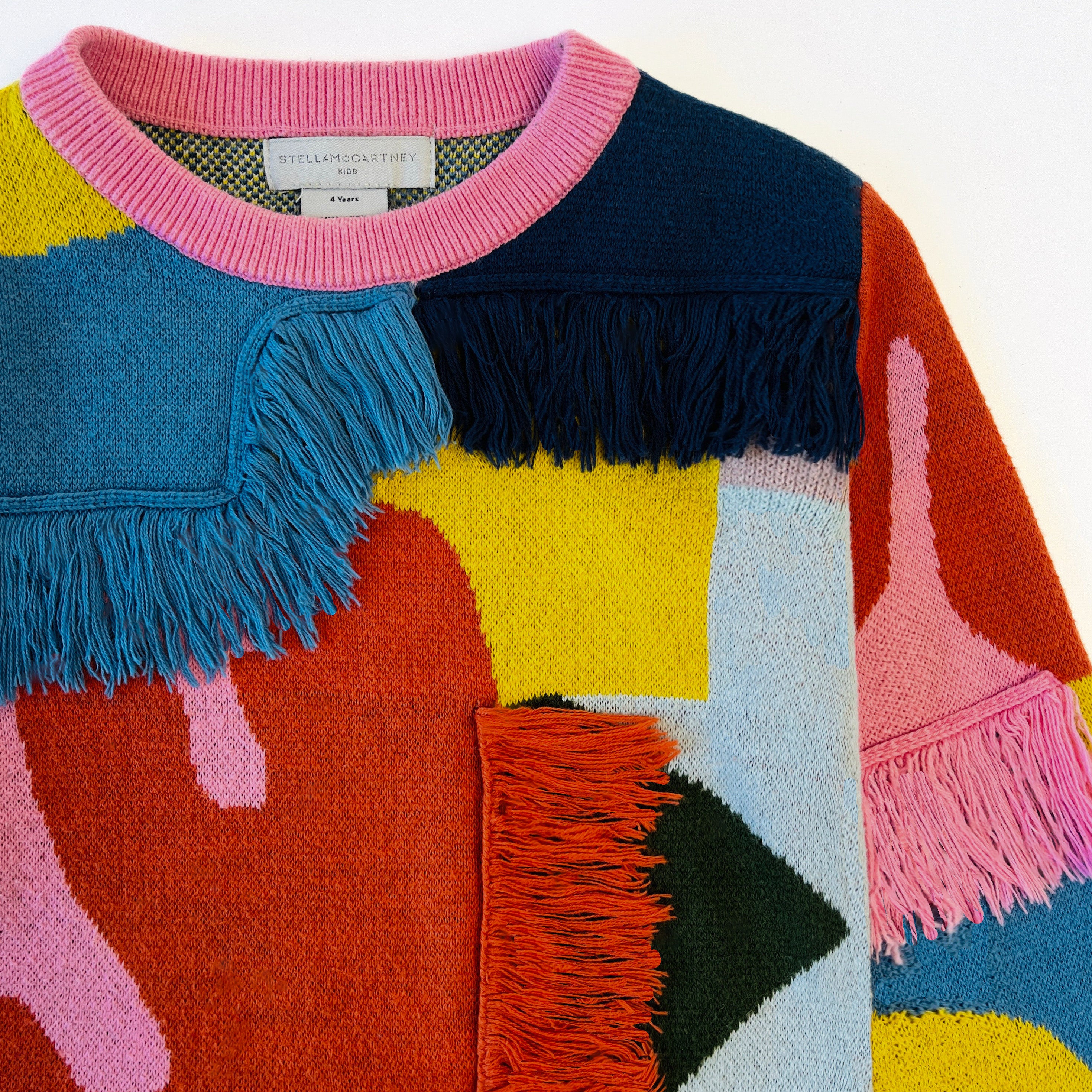 Stella McCartney Kids Fringed Jumper 4 Years