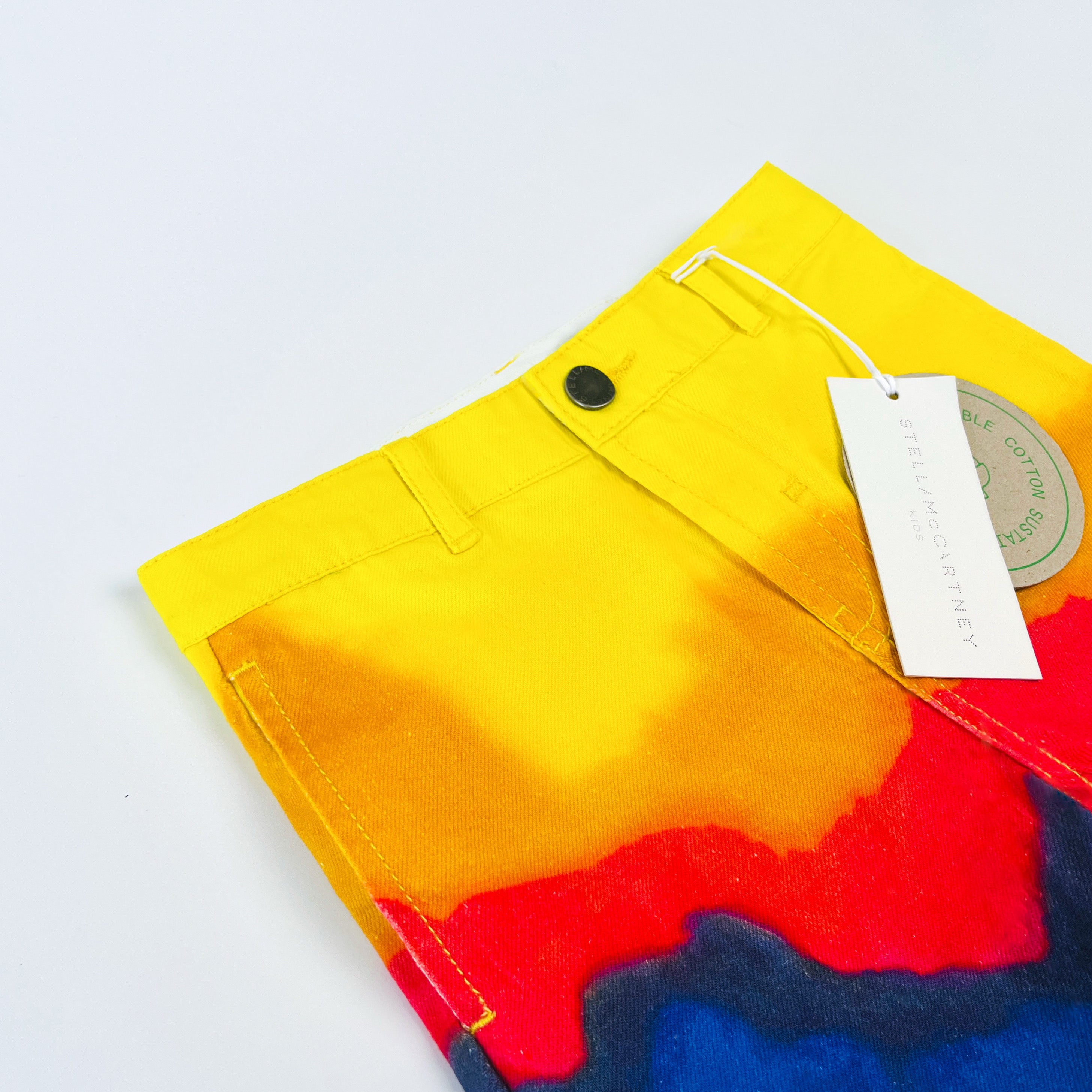 Stella McCartney Kids Graphic Denim Shorts 4 Years