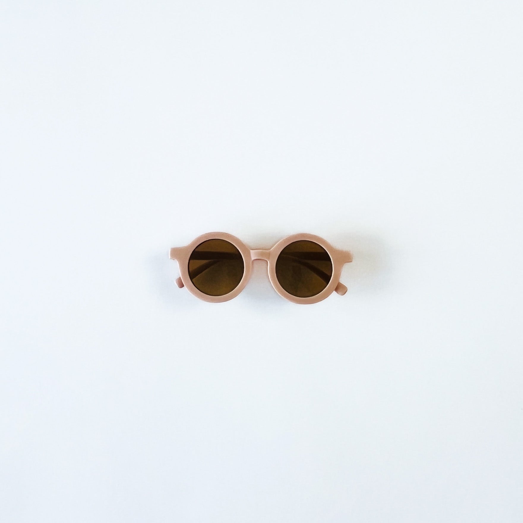 Little Blue Round Sunglasses Flamingo